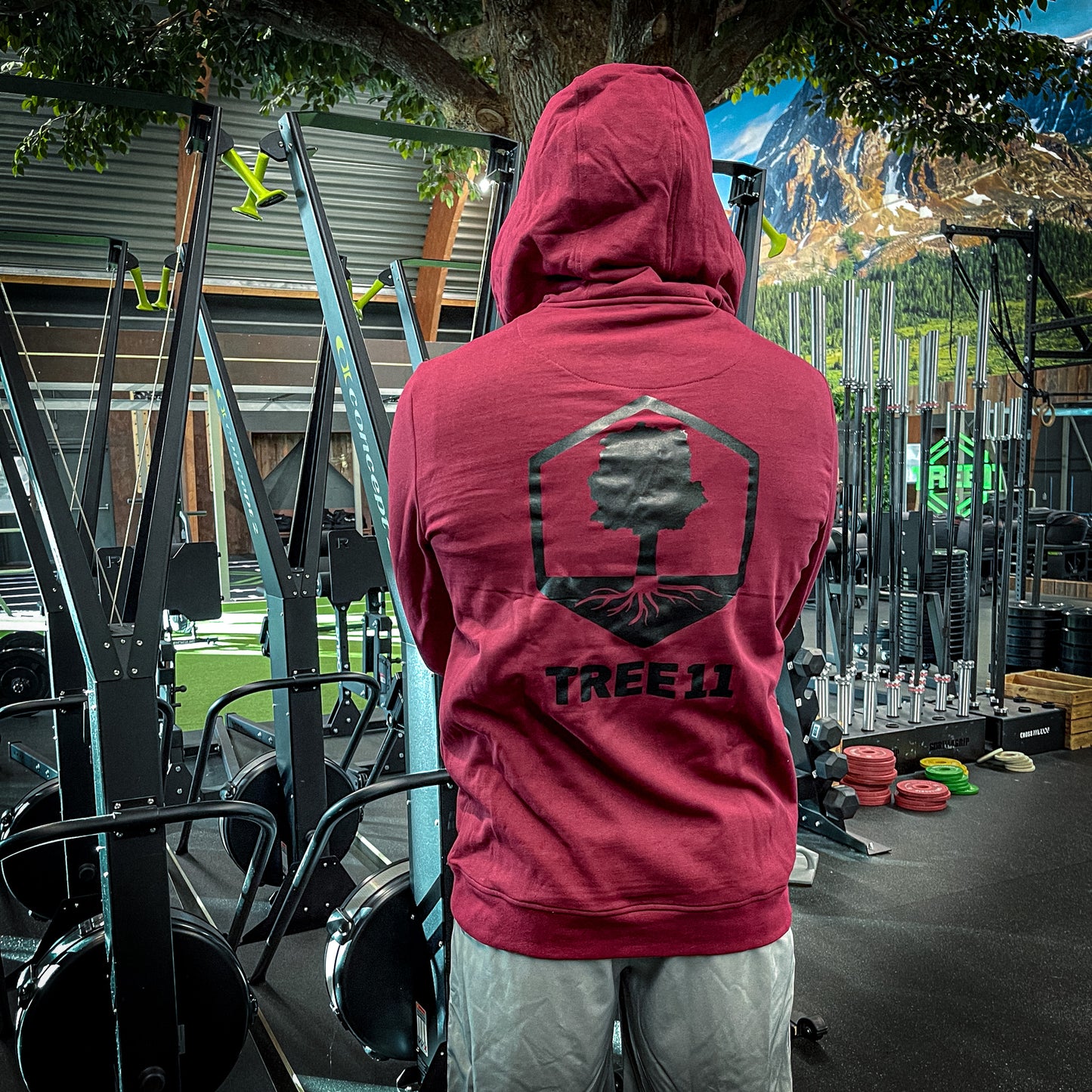Rode boom hoodie